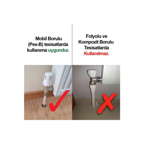 3ÖZ Radyatör Boru Gizleme Yeni Tekli - Beyaz - YB100 - 2