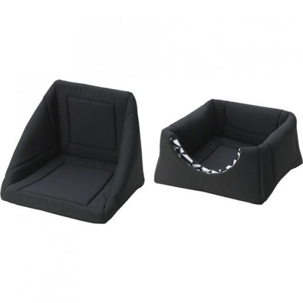 IKEA Lurvig Şekil Değiştirebilir Kedi Evi Siyah Beyaz - 5