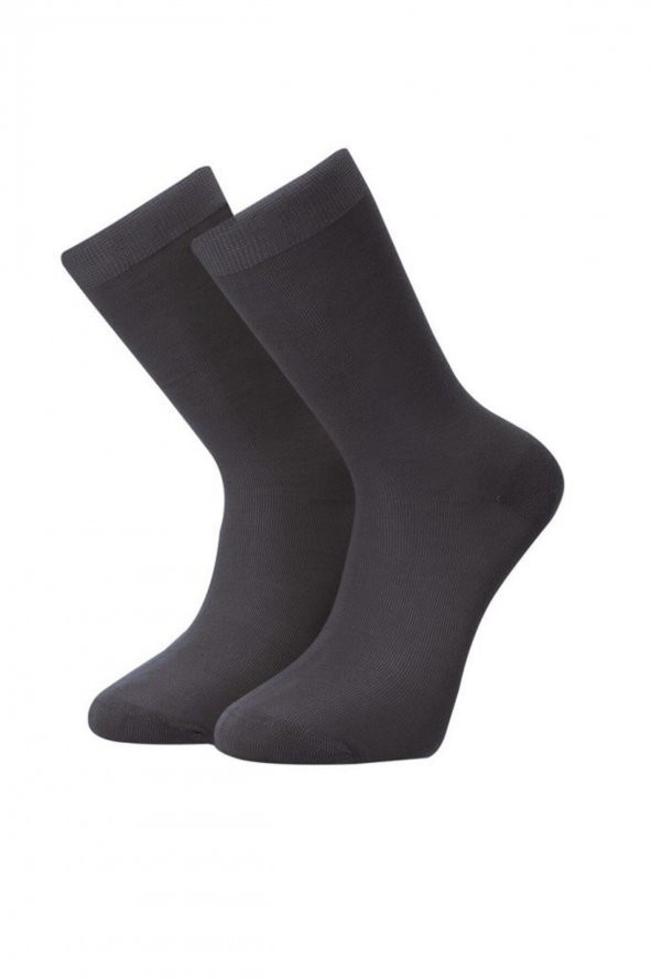 12li Erkek Düz Bambu Çorap 4440-A12 - 3