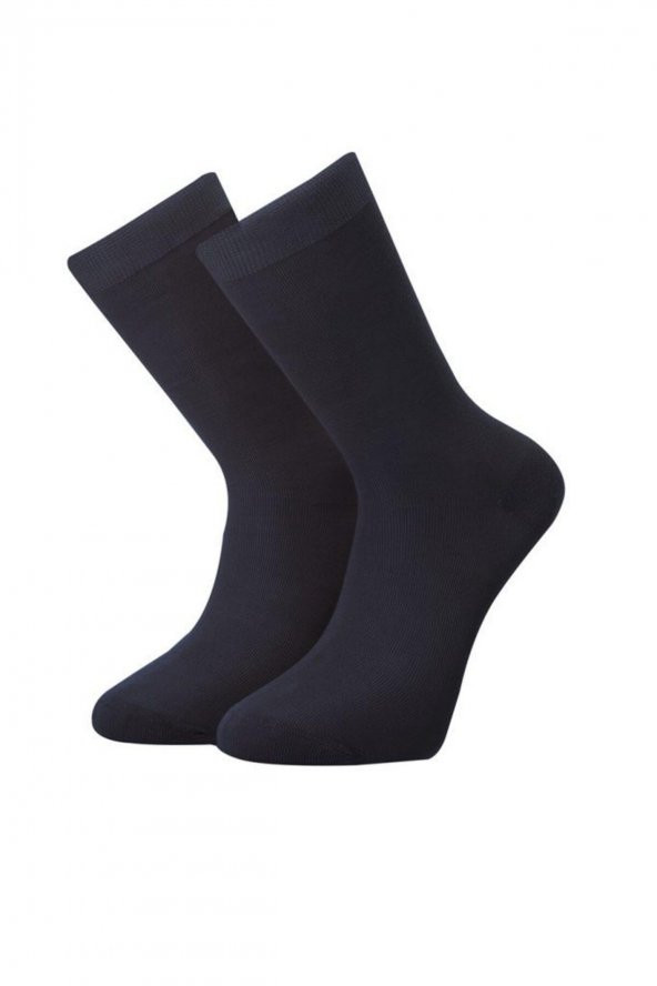 12li Erkek Düz Bambu Çorap 4440-A12 - 4