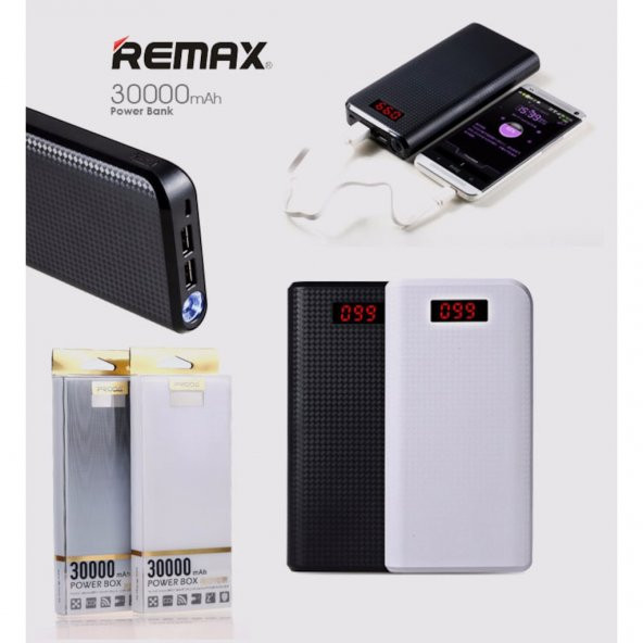 REMAX PRODA 30000 MAH POWERBANK TAŞINABİLİR ŞARJ ALETİ 2 USB Lİ - 2
