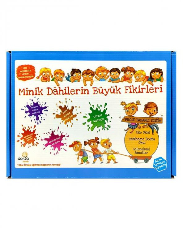 5 Yaş Minik Dahilerin Büyük Fikirleri Okul Öncesi Eğitim Seti - 1