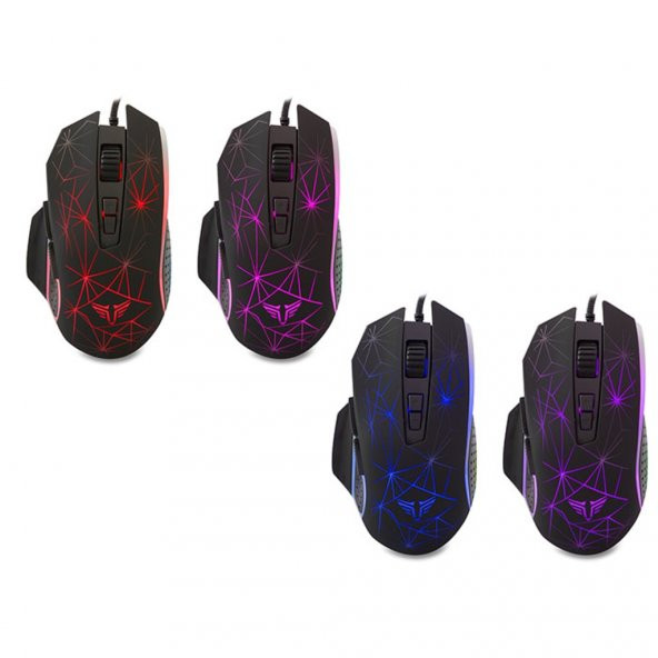Everest SM-G21 Usb 4800 Dpi 4 Renk Aydınlatma Oyuncu Mouse
