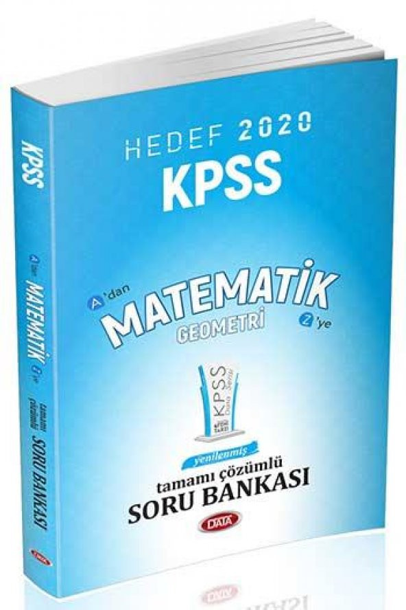 2020 KPSS Matematik Tamamı Çözümlü Soru Bankası Data Yayınları
