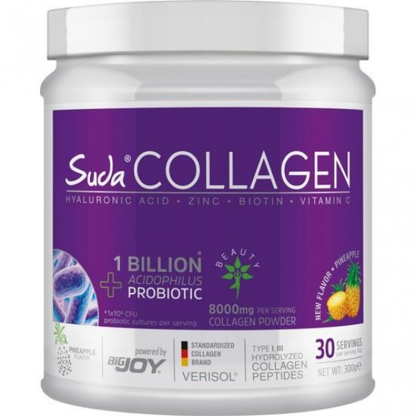 Suda Collagen + Probiyotik Ananas Aromalı 300gr Skt:03/23