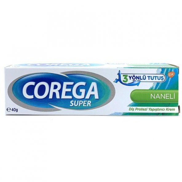 Corega Süper Protez Yapıştırıcı Krem 40 gr - Naneli
