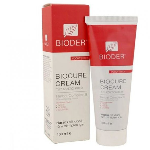 Bioder Biocure Tüy Azaltıcı Vücut Kremi 130Ml