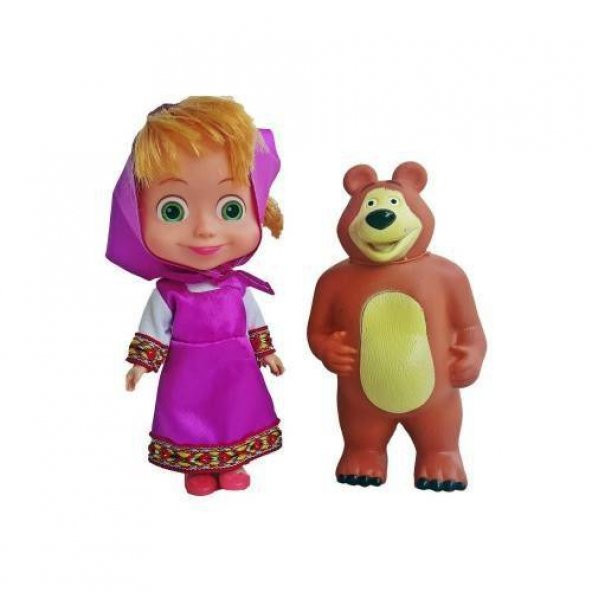 Maşa ile Koca Ayı Oyuncak Figür Set - Masa ile Koca Ayı Oyuncak