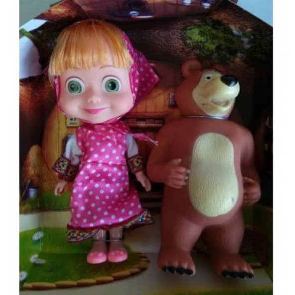 Maşa ile Koca Ayı Oyuncak Figür Set - Masa ile Koca Ayı Oyuncak - 3