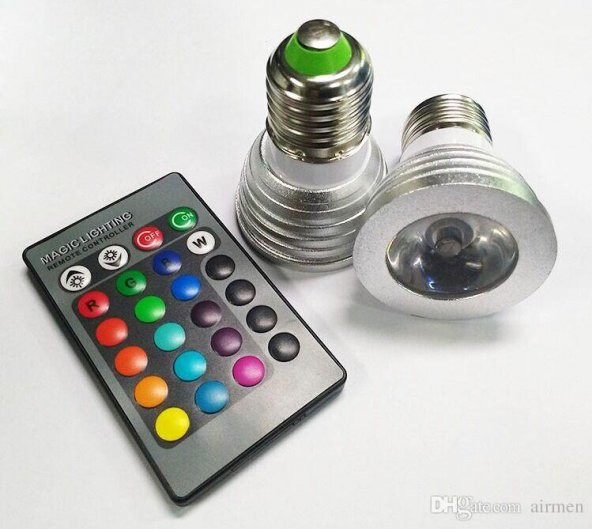Kumandalı Led Ampül RGB