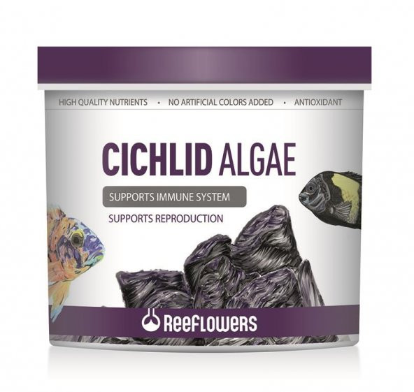 ReeFlowers Cichlid Algae Balık Yemi 1 Lt