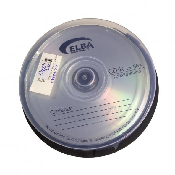 ELBA CD-R 52X 700MB SHRINK 10 LU