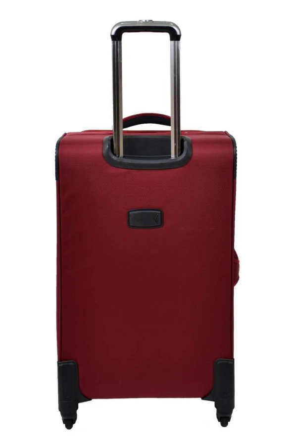 U.S. Polo Assn. Valiz Orta Boy Bordo Kumaş Valiz - Resim 3