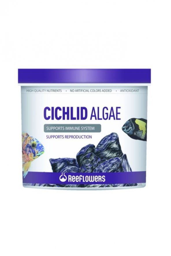 ReeFlowers Cichlid Algae Balık Yemi 8 Lt+