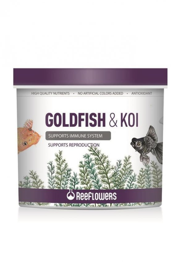 ReeFlowers Goldfish ve Koi Balık Yemi 8 Lt