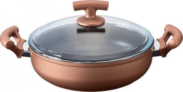 Nehir Titanyum Basık Karnıyarık-Pilav Tenceresi 28 cm - Resim 2