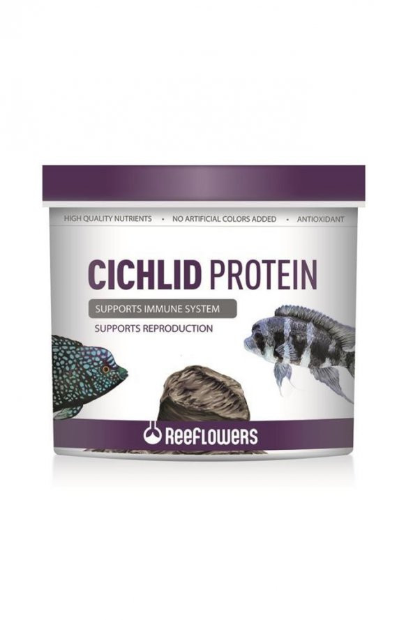ReeFlowers Cichlid Protein Balık Yemi 8 Lt+