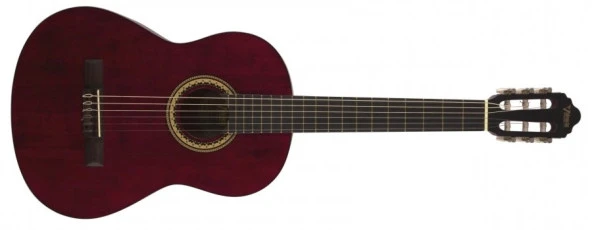 VALENCIA VC204TWR KLASİK GİTAR, SCALE 4/4,ŞEFFAF ŞARAP KIRMIZISI MAT VALENCIA, VC204TWR, KLASİK GİTAR (4/4),, (101CM X 36CM) MAT ŞARAP KIRMIZI - 3
