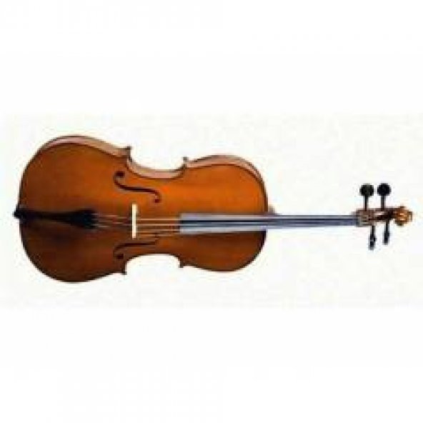 VALENCIA CE160F34 CELLO 3/4 SCALE +KILIF+YAY, KARARTILMIŞ AKÇAAĞAÇ B CELLO (3/4)+KILIF+YAY, SUNBURST  