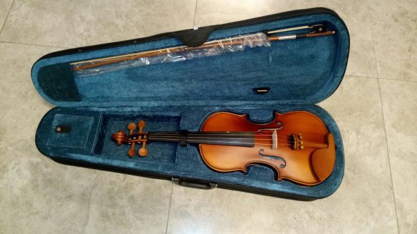 KINGLOS KNG PJA-1003 ÖĞRENCİ KEMANI MAT 4/4 KUTULU, ÖN LADİN, ARKA VE - 3