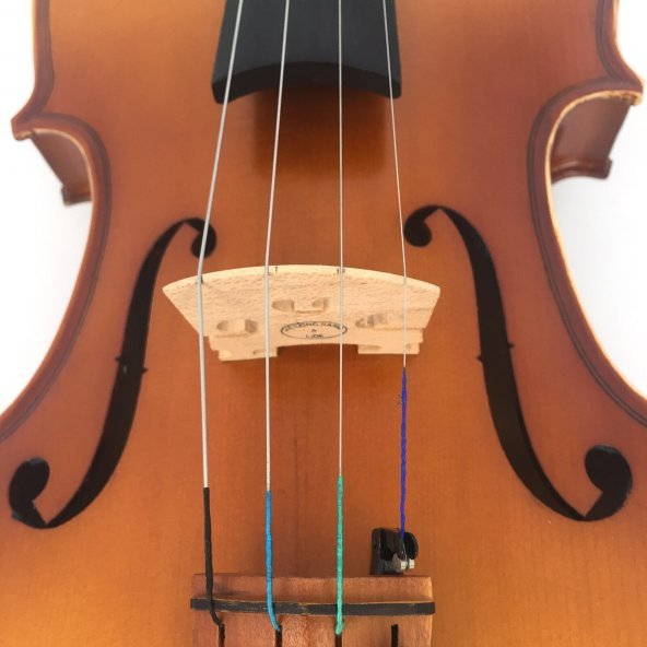 KINGLOS KNG PJA-1003 ÖĞRENCİ KEMANI MAT 4/4 KUTULU, ÖN LADİN, ARKA VE - 5