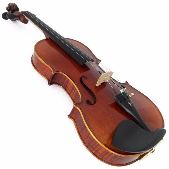 KINGLOS KNG PHB-1004 3/4 KEMAN 3/4 KUTULU,ÖN LADİN, ARKA VE YANLAR AKÇAAĞAÇ KEMAN 3/4 (23 inch)  KUTULU,ÖN LADİN, ARKA VE YANLAR AKÇAAĞAÇ - 2