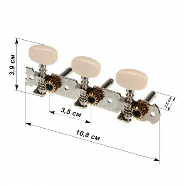 MAXTONE GM22S AKUSTİK GİTAR KULAĞI KLASİK 3+3   2.AD.SET Akustik Gitar Kulağı Klasik 3+3   2.ad.set - 4