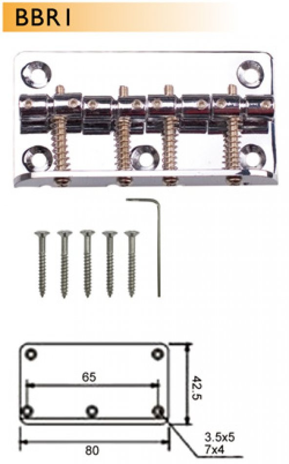 VALENCIA BBR1CR DR.PARTS BAS KÖPRÜ KROM (80X42.5) VALENCIA DR.PARTS BAS KÖPRÜ KROM BBR1CR