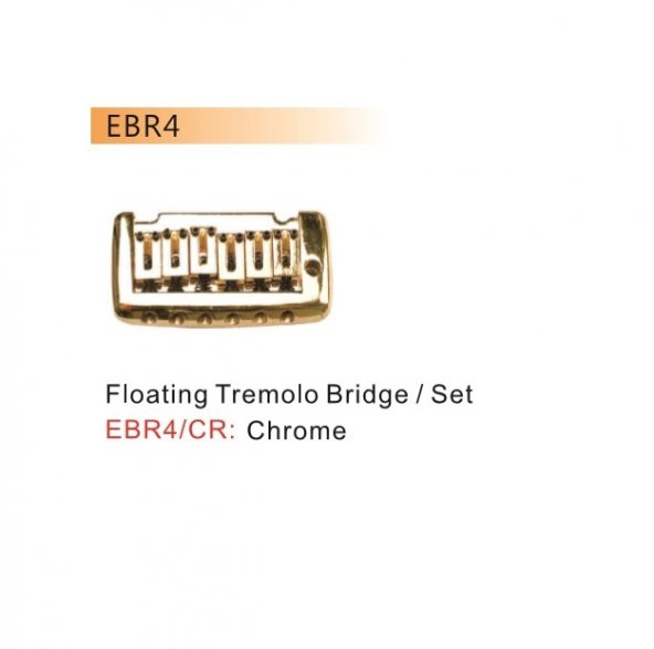 VALENCIA EBR4CR ELEKTRO TREMOLO KÖPRÜ+KOL SET KROM DR.PARTS (87MM) ELEKTRO TREMOLO KÖPRÜ+KOL SET KROM DR.PARTS: