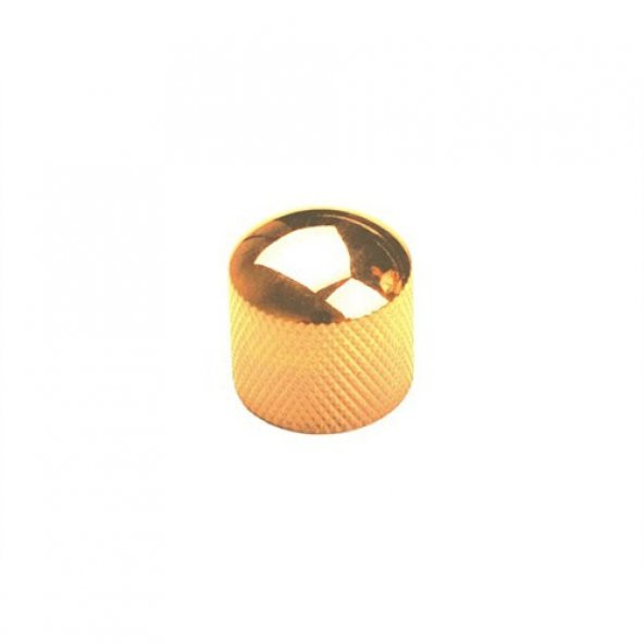 VALENCIA MNB2GD GİTAR POT. DÜĞME BAŞLIĞI (KUBBELİ) METAL, GOLD, (1 Gitar Pot. Düğme Başlığı Altın Rengi