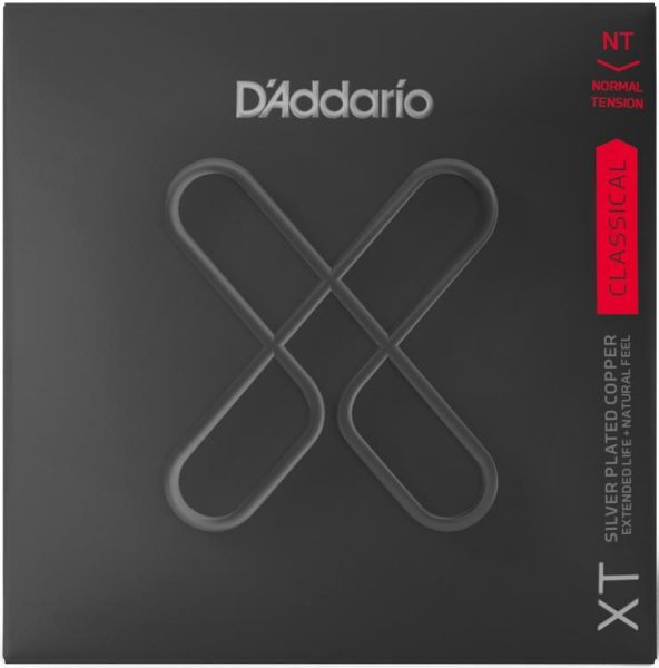 DADDARIO XTC45 KLASİK GİTAR TEL SETİ, NYLON CORE, SILVERPLATED XTC45,   D’Addario XT Klasik Gümüş Kaplı Bakır Sarım, Normal Tansiyon Set, Monofilament Naylon Çekirdekli Tel Takımı