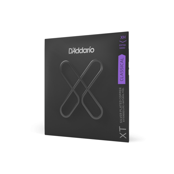 DADDARIO XTC44 KLASİK GİTAR TEL SETİ, NYLON CORE, SILVERPLATED XTC44,   D’Addario XT Klasik Gümüş Kaplı Bakır Sarım, Ekstra Hard Tansiyon, Monofilament Naylon Çekirdekli Tel Takımı - 4