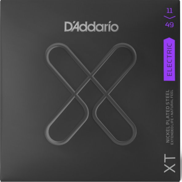 DADDARIO XTE1149 ELEKTRO GİTAR TEL SETİ, XT, 11-49 , MEDIUM, D'Addario XT Electric Nickel Plated Steel strings, 11-49, Medium Set