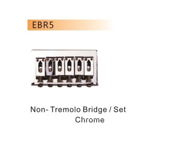 VALENCIA EBR5CR ELEKTRO TREMOLO KÖPRÜ KROM DR.PARTS (70X38 ELEKTRO TREMOLO KÖPRÜ+KOL SET KROM DR.PARTS: