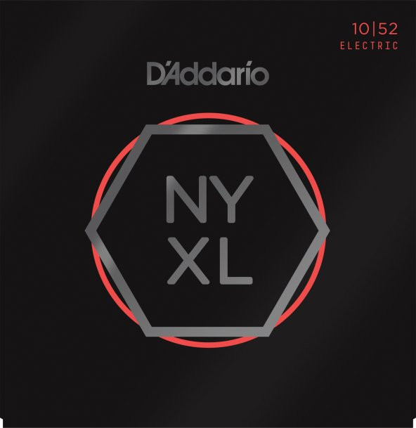 DADDARIO NYXL1052 ELEKTRO GİTAR TEL SETİ, LIGHT TOP/HEAVY BOTTOM, NI D'ADDARIO NYXL1052 ELEKTRO GİTAR TELİ SET 0.10-0.52 LIGHT TOP/HEAVY BOTTOM NİKEL VE YÜKSEK KARBONLU ÇELİK KARIŞIMI