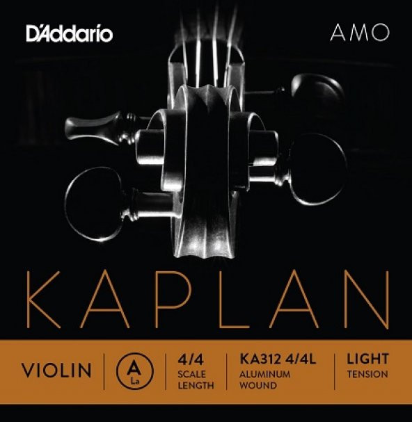 DADDARIO KA312 KEMAN TEK TEL, KAPLAN AMO, SCALE LENGTH 4/4, A-(LA   