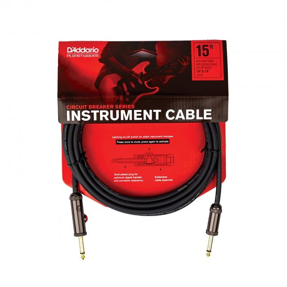 PLANETWAVES PW-AGL-15 DEVRE KESİCİLİ KABLO 15 İNCH - 2