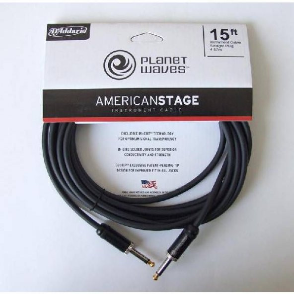 PLANETWAVES PWAMSG15 AMERICAN STAGE INST CABLE-15  ÇİN AMERICAN STAGE INST CABLE-15 :PLANETWAVES ÇİN ürün görseli