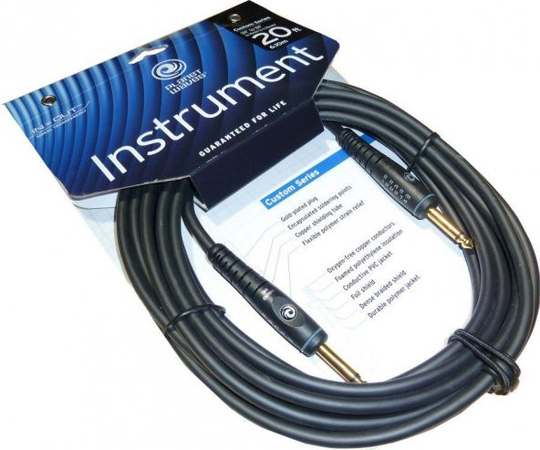 PLANETWAVES PWG20 GİTAR KABLO 20 İNCH MN 14 İNCH INST CBL Gitar Kablo 20 İnch Mn 14 İnch Inst Cbl