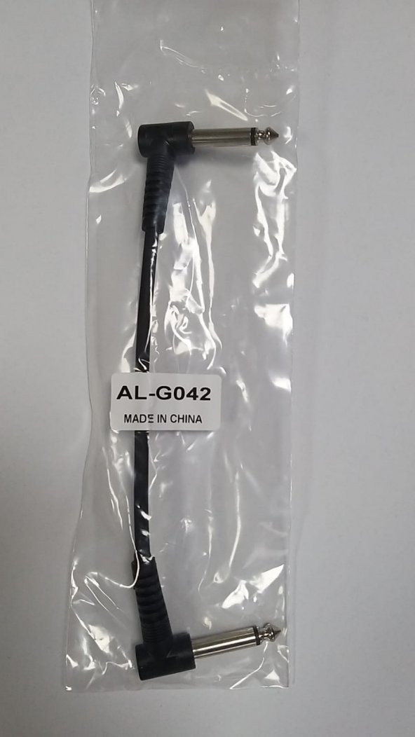 CREMONIA ALG042 GİTAR PEDALI İÇİN PATCH KABLO 15CM. SİYAH - Resim 2