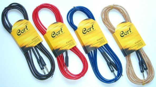 CORT CA525NAT GİTAR KABLO GÜRÜLTÜSÜZ 5M (NOISLESS), ŞEFFAF NATÜR Gitar Kablo Gürültüsüz 5M (Noısless) Nude Cable Şeffaf ürün görseli