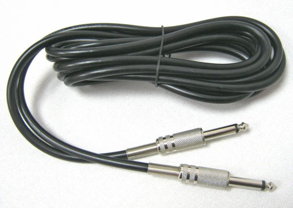 FUGUE FL-10 GİTAR KABLOSU 3 METRE FUGUE, FL-10, Gitar Kablosu 3 Metre (2 adet 1/4" Nikel jack)