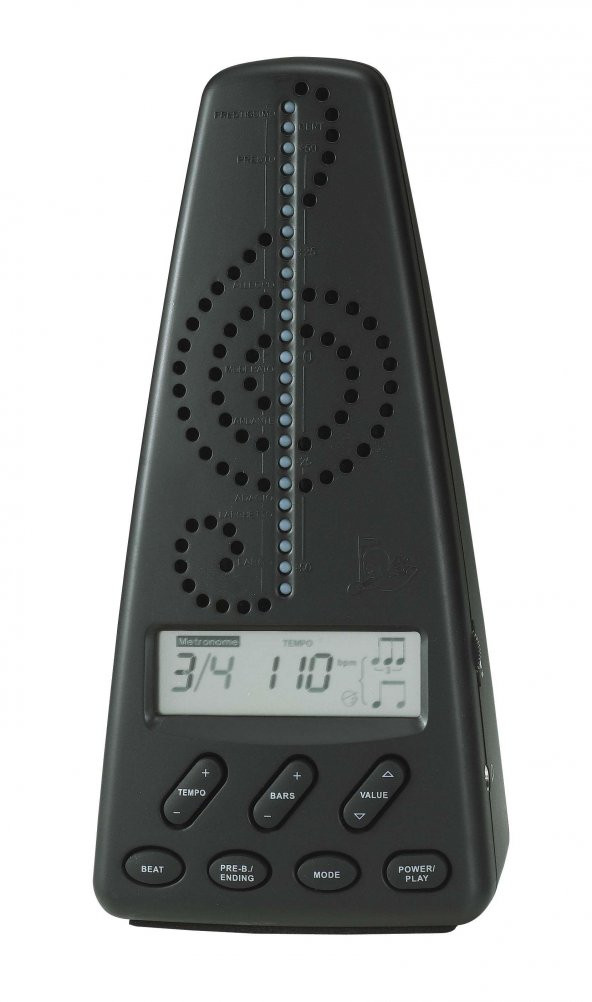 CHERUB WMT-220 DİJİTAL METRONOM+ AKORD ALETİ (STANDART METRONOM G Dijital Metronom+ Akord Aleti Siyah