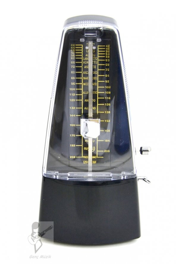 CHERUB M-20BK MUSEDO MEKANİK METRONOM SİYAH - Resim 2