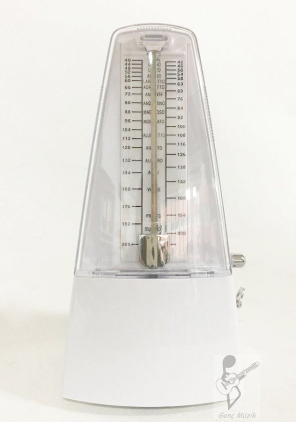 CHERUB M-20WH MUSEDO MEKANİK METRONOM BEYAZ - Resim 3