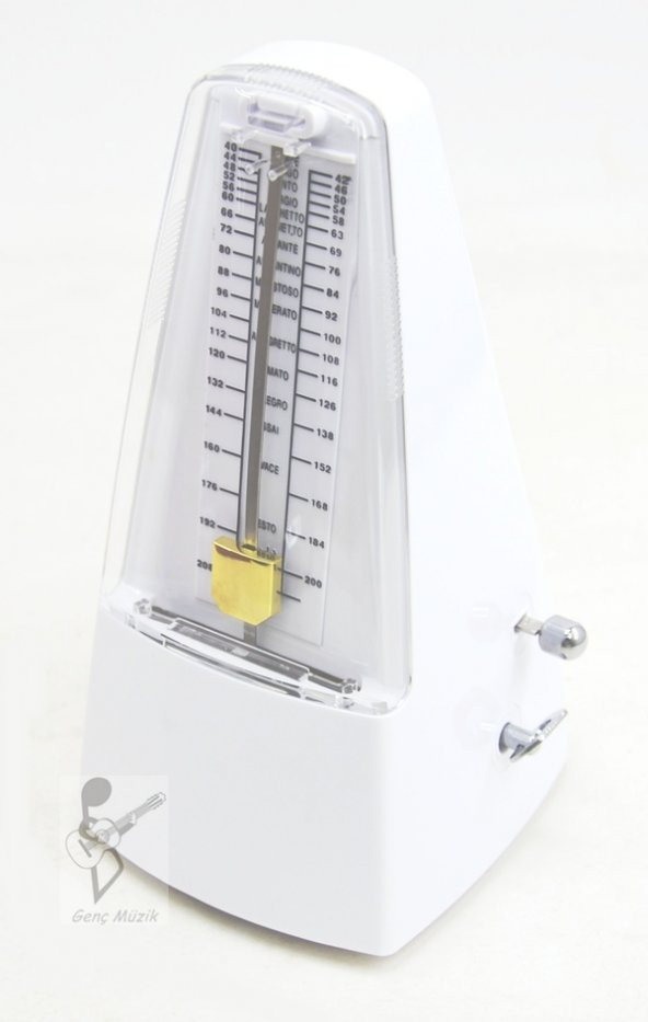 CHERUB M-20WH MUSEDO MEKANİK METRONOM BEYAZ - Resim 4