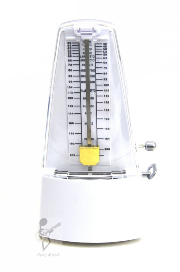 CHERUB M-20WH MUSEDO MEKANİK METRONOM BEYAZ - Resim 5