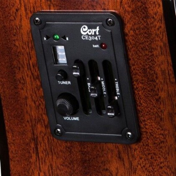 Cort Ad810e-Opw Elektro Akustik Gitar, Kılıflı, Open Pore, Ladin K Cort Ad810e-Opw, Elektro Akustik Gitar (Kılıflı) , Ce304t W/ Ceramic Pickup - 4