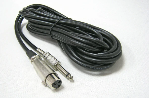 FUGUE FL-08 MİKROFON KABLO 5 METRE XLR-ÇİVİ JACK Mikrofon Kablosu 5 Metre XLR-Çivi Jack :FUGUE ÇİN