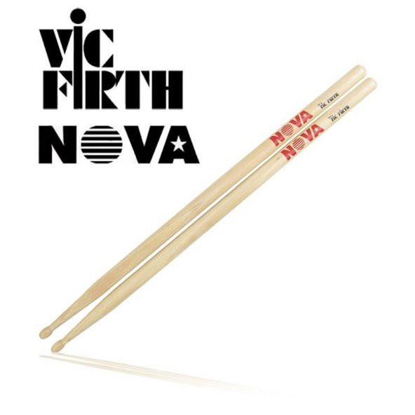 VICFIRTH N5A BAGET(ÇİFT) NOVA 5A WOOD, HICKORY, 16"x0.565", MED Baget(Çift) Nova 5A Wood